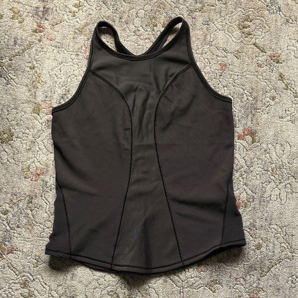 Lululemon Base Pace Tank Two-Tone Ribbed - Picture 3 of 10